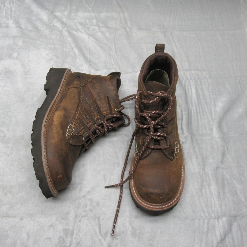 Ariat‎ Womens Canyon II Boots 7B Brown Leather Lace Up Work Rugged Hiking Rain